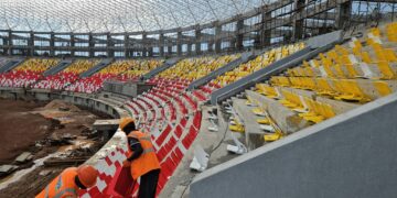 Construction of Akii bua stadium in high gear