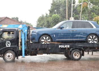 Anita Among’s Luxury Cars Towed to Naguru Under Tight Security