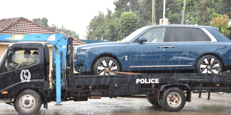 Anita Among’s Luxury Cars Towed to Naguru Under Tight Security