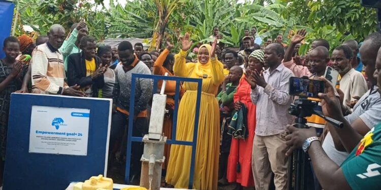 Asha Mafabi, One Ummah Tackle Sironko Water Crisis with Five Boreholes